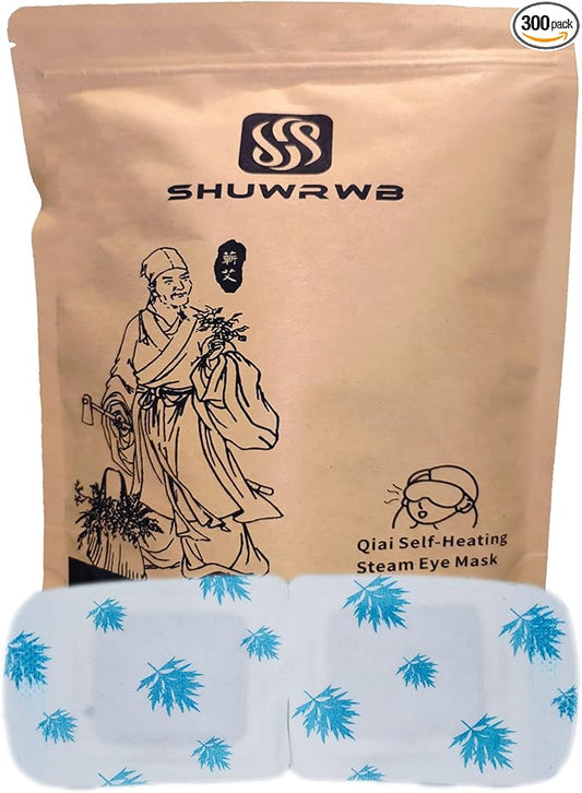 Qiai Self-Heating Steam Eye Mask 10 Packs for Better Sleep&Eye SPA|Reduce Dark Circles & Puffiness|Relief Eye Fatigue Dry&Itchy Eyes|Reduce Wrinkles|Heated Eye Mask Portable for Personal Care-VivaGrace Women