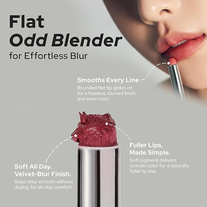 Unseen Blur Lip Tint Long-Lasting Stain, Blendable 3.2g (562 Uri, 0.11 Ounce (Pack of 1))