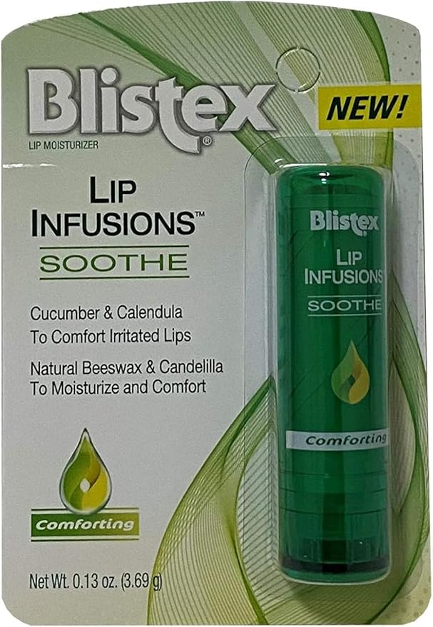 Blistex Lip Infusions Soothe Lip Moisturizer 0.13 Ounce (6 Pack)-VivaGrace Women