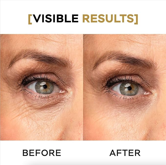 AM/PM Anti-Aging Kit Eye Contour Duo, Deep Hydration Eye Contour Cream with Cotton Stem Cells & Hyaluronic Acid (AM), Eye Contour Anti-Fatigue with Arabic Coffee for Under Eye Lines Protection(PM)-VivaGrace Women
