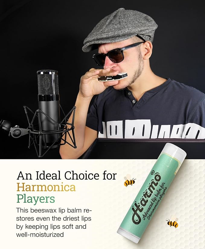 Harmo - Organic Lip Balm, Moisturizing Natural Lip Balm with Coconut Oil & Vitamin E, 3 Pack Mint Flavor - with Coconut Oil, Vitamin E- Made in USA-VivaGrace Women