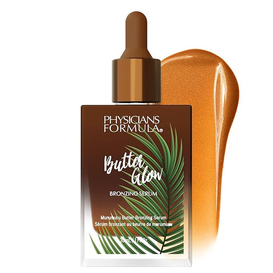 Physicians Formula Butter Glow Bronzing Serum, Innovative & Nourishing Skincare Bronzing Drops for Radiant, Natural Sunkissed Complexion - Sunkissed Glow-VivaGrace Women