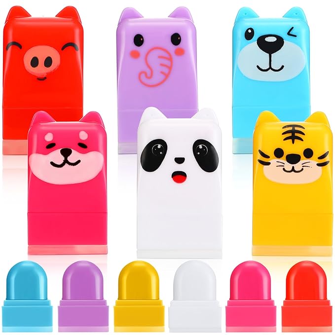 12 Pcs Farm Animals Birthday Lip Balm Gifts for Baby Shower Prizes Gift Baby Shower Favors Genger Reveal Gifts Zoo Theme Birthday Party Favors for Preschool Toddler Boy Girl Classroom Prizes-VivaGrace Women