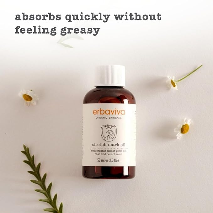 Erbaviva Stretch Mark Oil -Travel size 2 Fl Oz-VivaGrace Women