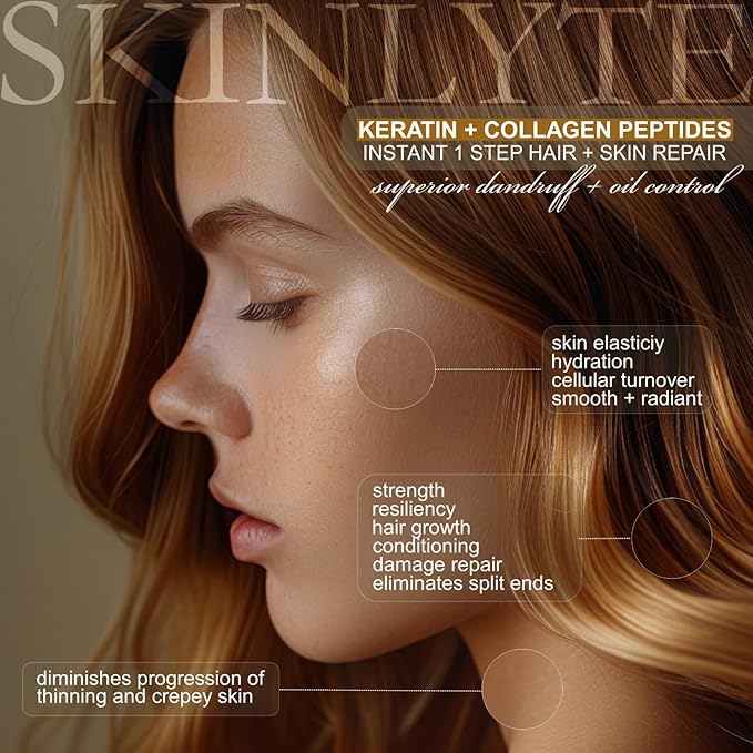 Natural Hair & Whole Body Bar Soap -Hair & Skin Treatment- Keratin & Collagen Peptides | Hair: Promotes Growth, Repair, Strength, Volume | Skin: Anti-Aging, Firm, Elasticity w/Organic Sulfur-VivaGrace Women