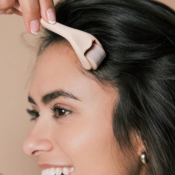 ROSELYNBOUTIQUE Derma Roller for Hair Beard Facial Skin Face 0.3mm 540 Microneedles Cosmetic Beauty Instrument Self-Care Gifts for Men Women-VivaGrace Women