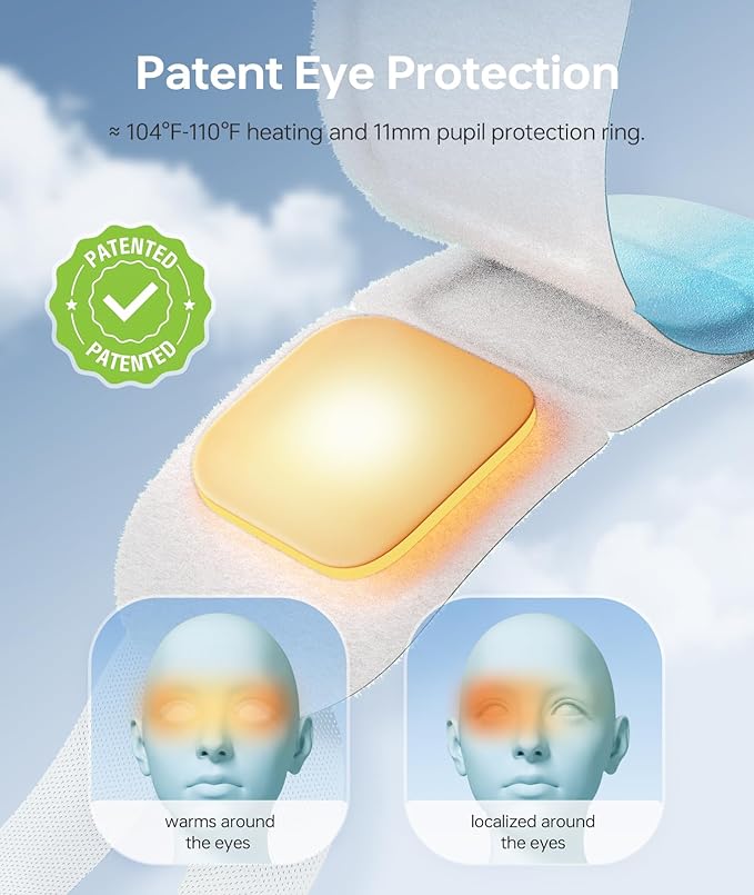 Hyaluronic Acid Self Heating Warm Compress for Eyes, Heated Eye Mask for Fast Relief of Dry Eyes, 14 Pack Steam Eye Mask, Moisturizing & Highly Effective Steam Eye Mask-VivaGrace Women