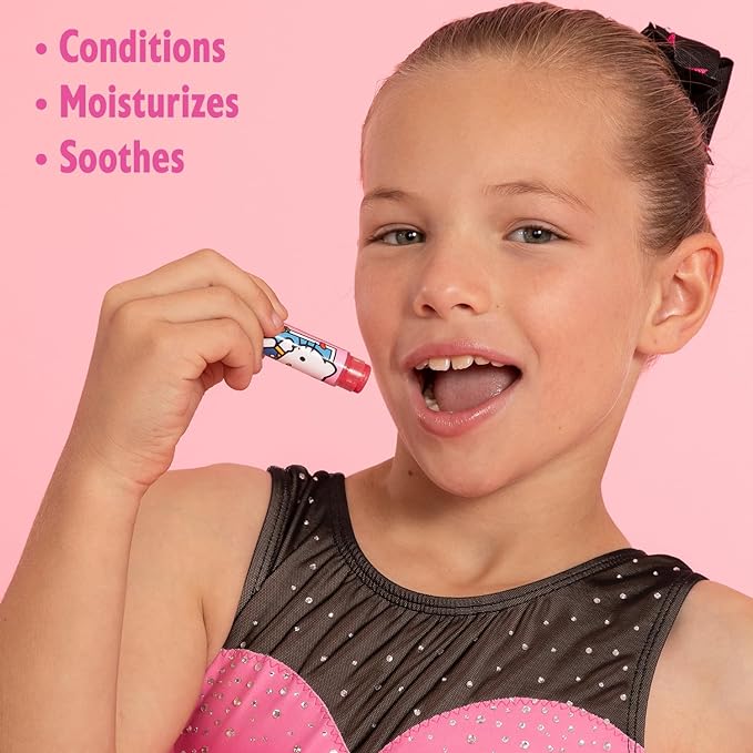 Lip Smacker Hello Kitty Peach-Flavored Gummy Lip Balm | Sanrio Collection | Gifts-VivaGrace Women