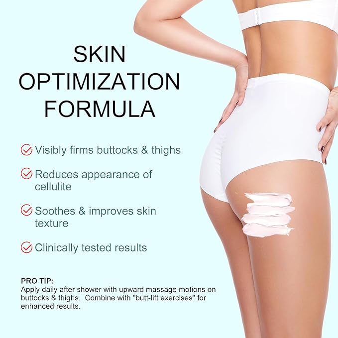 B-TIGHT Body Cream, 200ml Leave-On Booty Enhancing Mask, Firming & Moisturizing Cream, Leave-On Cellulite Mask - Improves Skin Tightness in Buttock Area, Lift sagging skin - 6.76 oz-VivaGrace Women