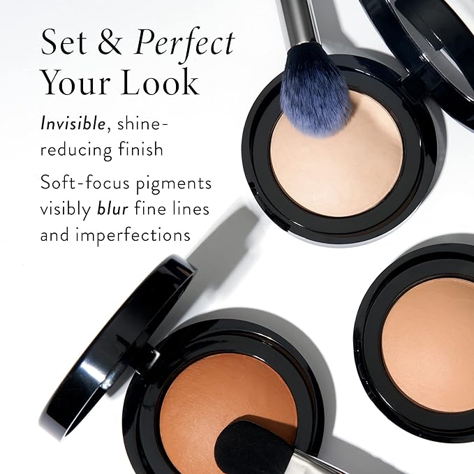LAURA GELLER NEW YORK Baked Blurring + Setting Powder, Translucent Makeup Setting Powder For Soft-Focus Finish, Minimize Fine Lines and Pores, Porcelain/Fair-VivaGrace Women