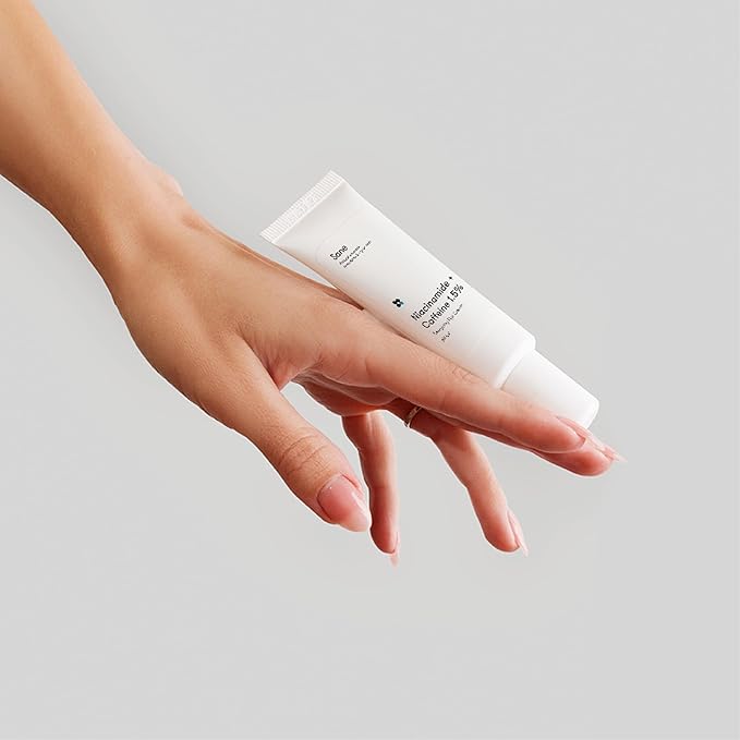 Sane Eye Cream for Dark Circles and Puffiness Treatment with Caffeine and Niacinamide - 0.68 fl oz, Hydrating Eye Cream for Dark Circles, Mornings without Puffiness-VivaGrace Women