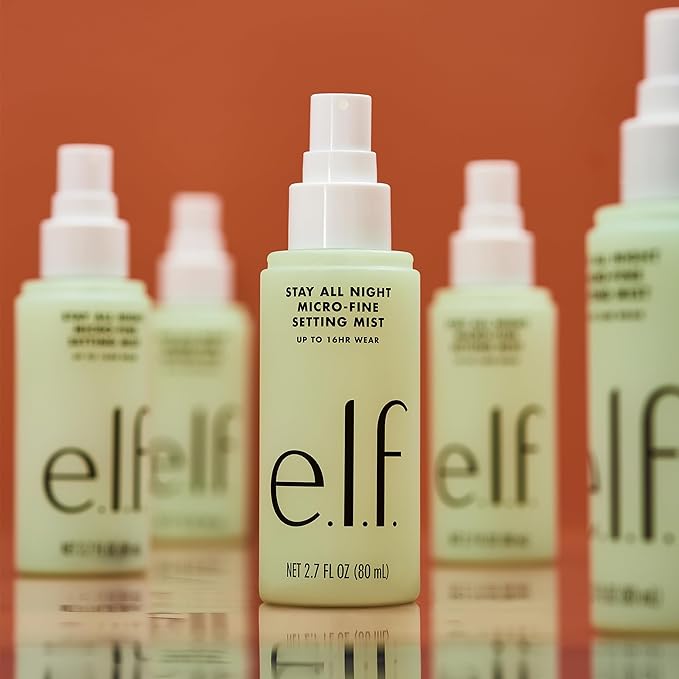 e.l.f. Stay All Night Micro-Fine Setting Mist, Hydrating & Refreshing Makeup Setting Spray For 16HR Wear-time, Vegan & Cruelty-Free, 2.7 Fl Oz-VivaGrace Women