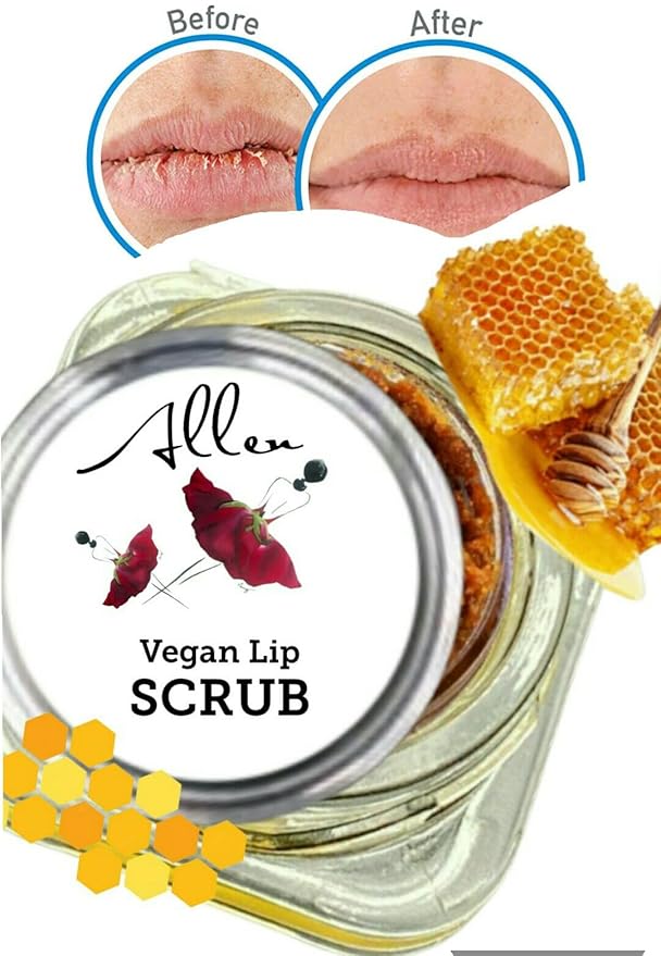Lip Scrub for Dry Chapped Lip Repair - Moisturizing Exfoliating Formula-VivaGrace Women
