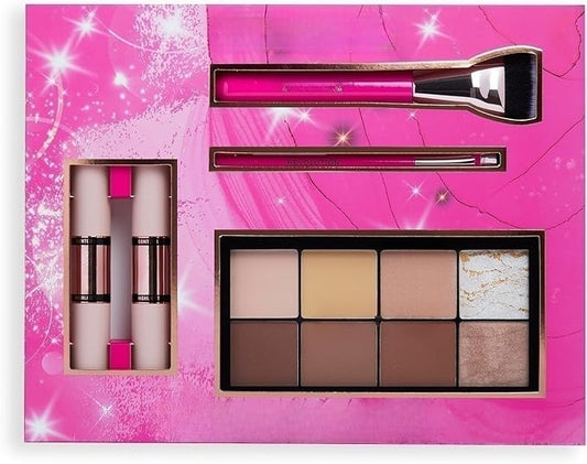 Contour Makeup Gift Set, Contour Sticks, Contour Brushes & Contour Palette Included-VivaGrace Women