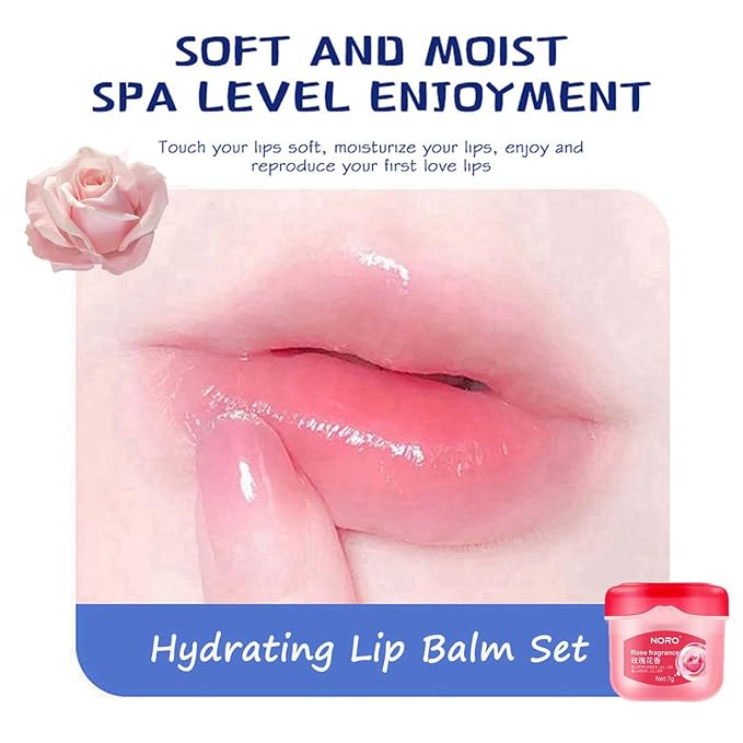 Lip Moisturizer Lip Balm, 6-Pack Lip Balm Hydrating, Lip Hydration Lip Care Products, Lipbalm For Dry Lips, Lip Sleeping Mask Tinted Lip Balm Set, Lip Mask Overnight Nourishing Cracked Lips-VivaGrace Women
