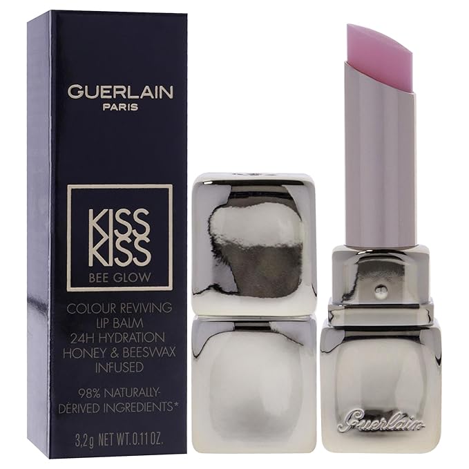 Kiss Kiss Bee Glow Lip Blam - 258 Rose Glow by Guerlain for Women - 0.11 oz Lip Balm-VivaGrace Women