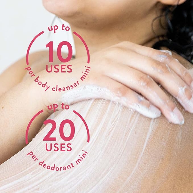 Ethique Body Care Gift Set - Cleanser, Polish & Deodorant, Gifts for women - Plastic-Free, Vegan, Cruelty-Free, Eco-Friendly, 3 Travel Bars 1.59 oz (Pack of 1)-VivaGrace Women