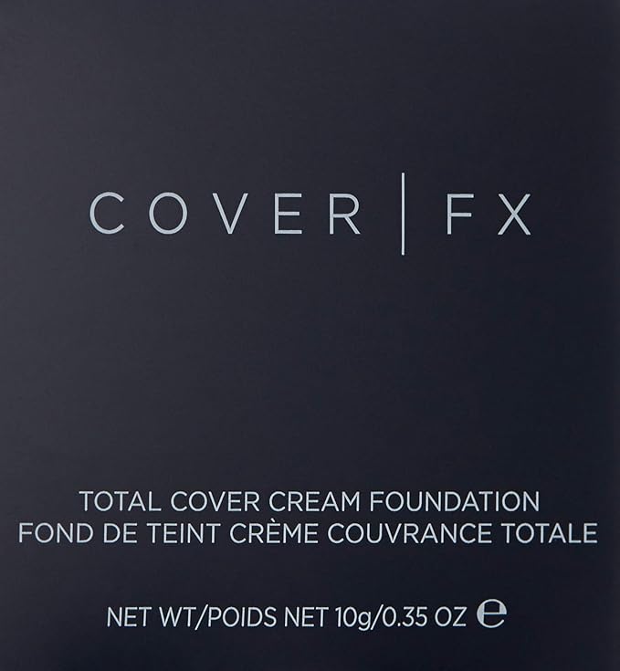 Cover FX Total Cover Cream Foundation: Oil-free Cream Foundation and Concealer - Full Coverage and Powerful Antioxidant Protection - N120, 0.35 oz-VivaGrace Women