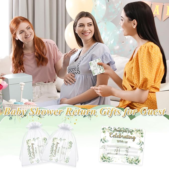 24 Set Thank You Gift Lip Balm Bulk Baby Shower Party Gifts Favors Lip Balms for Guests Bridal Shower Favor Girls Boys Gender Reveal Favors Souvenirs Party Supplies Thank You Gifts for Wedding-VivaGrace Women