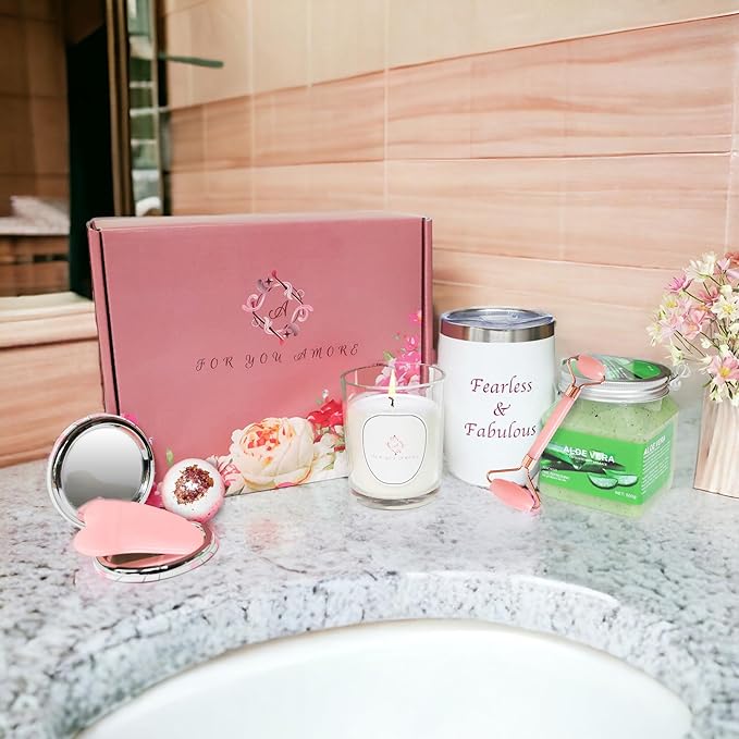 Relaxing Spa Care Package, Thinking of You Gifts for Women, Gifts for Women, Birthday Baskets, Get Well Soon Gifts, Her, Sister, Mom, Best Friends-VivaGrace Women