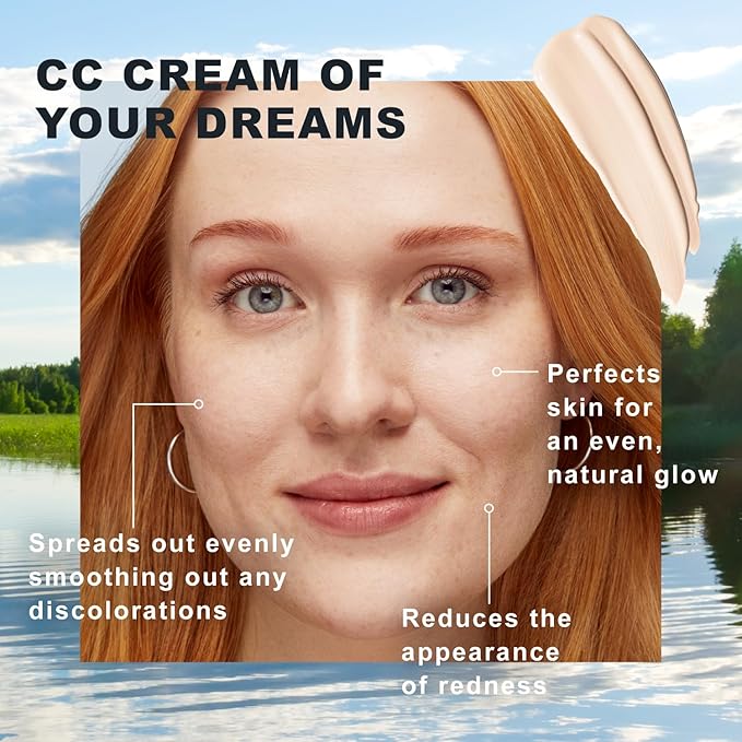 Lumene Color Correcting CC Cream - Lightweight Foundation - Medium Coverage - Redness Reducing Face Makeup for Glowing Complexion - Vegan Formula + Suitable for All Skin Types - Ultra Light (1 fl oz)-VivaGrace Women