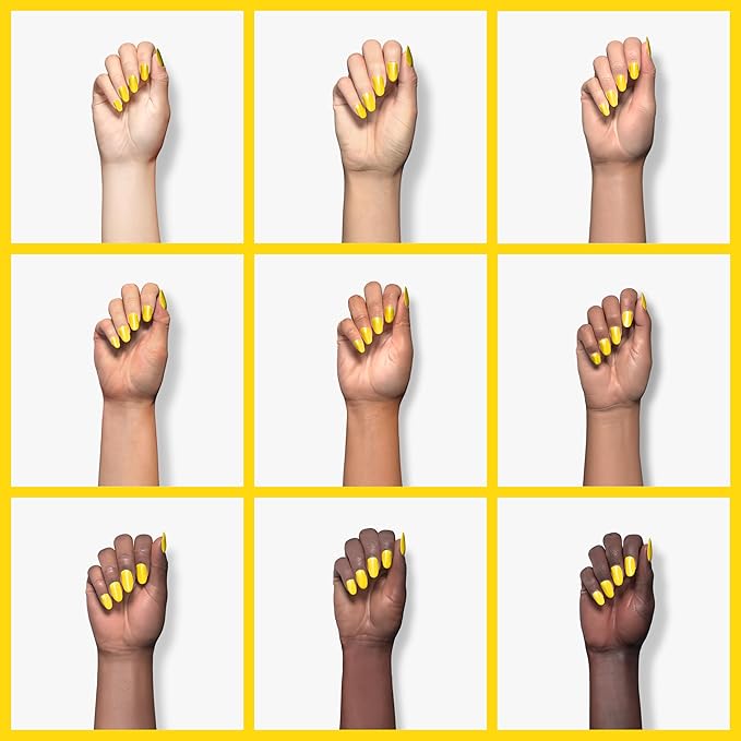 RARJSM Gel Nail Polish, 15ML Lemon Yellow Nail Polish Summer Colors Nailgel Soak Off UV LED Gel Nail Art Manicure Salon DIY at Home