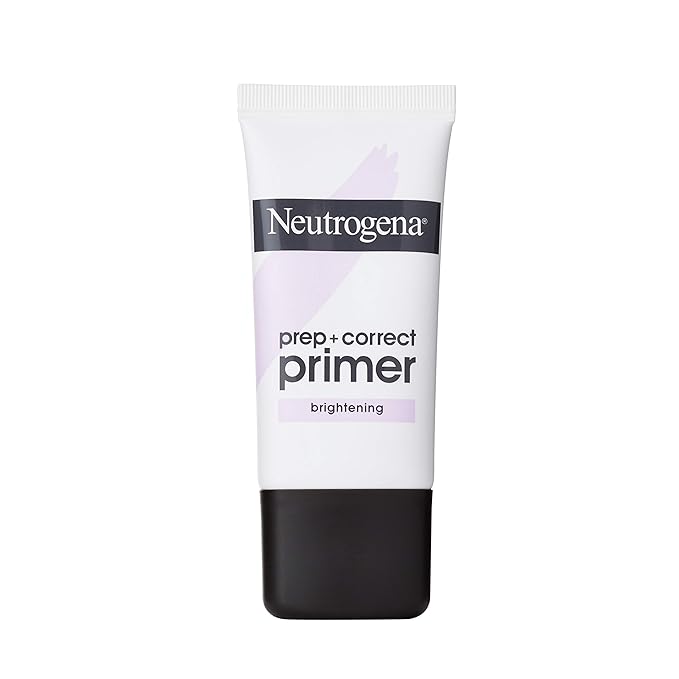 Neutrogena Prep + Correct Primer for Brightening Skin, Illuminating Makeup Primer with Seaweed Extract to Help Brighten Skin & Minimize Pores, 1.0 oz-VivaGrace Women