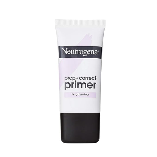 Neutrogena Prep + Correct Primer for Brightening Skin, Illuminating Makeup Primer with Seaweed Extract to Help Brighten Skin & Minimize Pores, 1.0 oz-VivaGrace Women