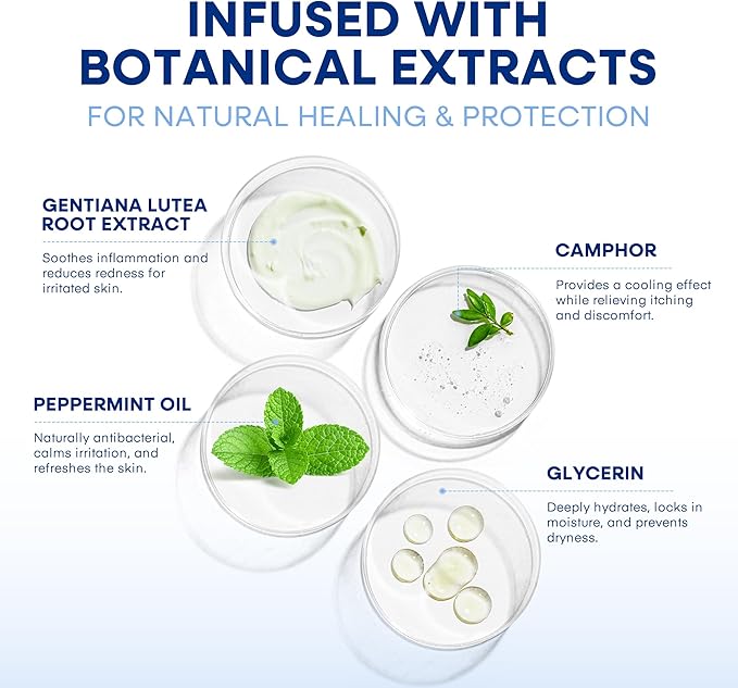 Seborrheic Dermatitis Scalp Treatment Cream: Soothing Itching Redness Scaling of Seborrheic Dermatitis - Fast-Acting Anti-Itch Ointment for Scalp Face Chest and Body for Men and Women 1 Pack-VivaGrace Women