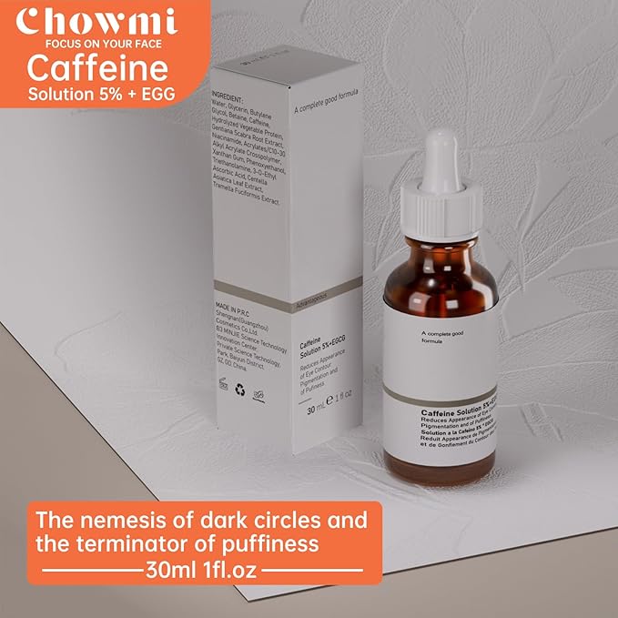 The Caffeine Solution 5% + EGCG，Reduces Appearance of Eye Contour Pigmentation and Puffiness，Under Eye Serum (30ml) Caffeine For Face Moisturizing Serum (1)-VivaGrace Women
