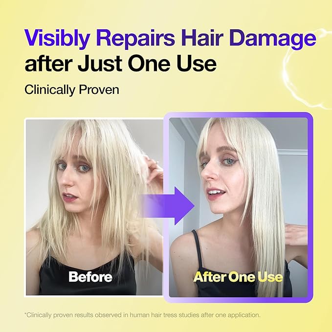 Protein Capsule Hair Repair Treatment, 3-Minute Keratin Hair Mask & Deep Conditioner for Damaged, Repair & Strengthen, Instant Detangling, Anti-Frizz, Low-pH, Fine-Hair Safe, 6.76 fl oz-VivaGrace Women
