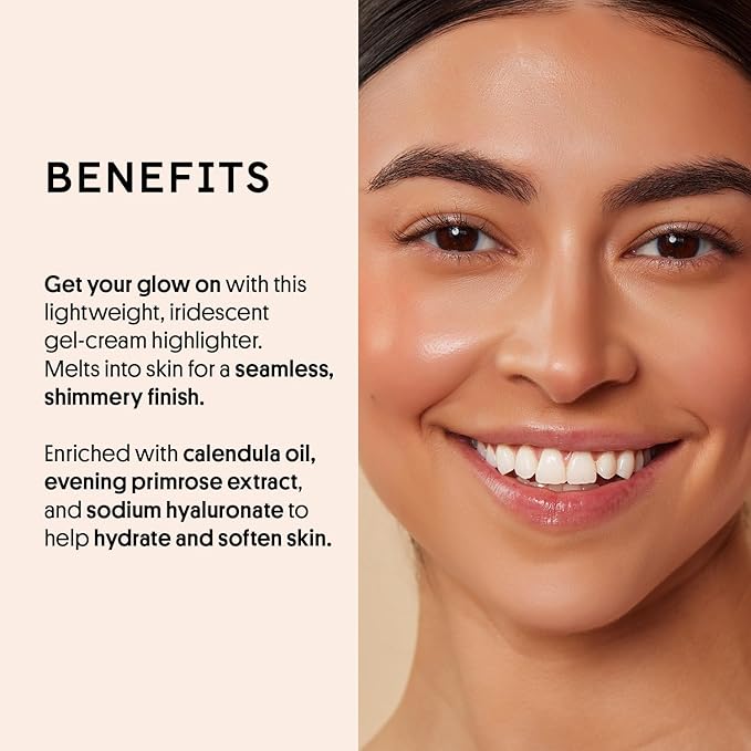 Winky Lux Cheeky Rose Liquid Highlighter, Gel Cream Blush Wand, Blendable & Buildable Pigment, Long Lasting Weightless, Nova-VivaGrace Women