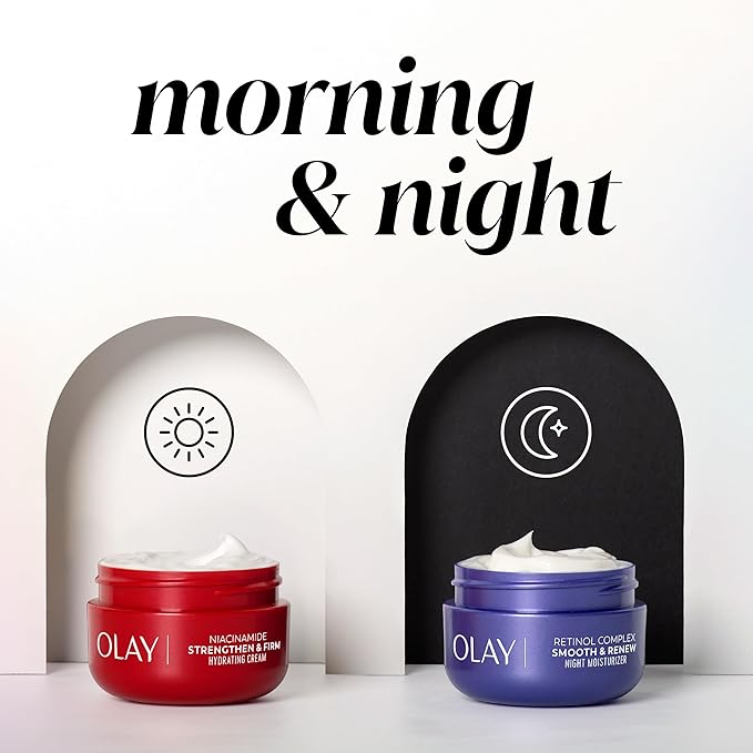 Olay Retinol Face Moisturizer, Smooth & Renew Cream for Women, Fragrance-Free - Anti-Aging, Anti-Wrinkle, Smooth Fine Lines, Tightening, Brightening - Recyclable Sustainable Eco Jar, Non-Greasy, 2 Oz-VivaGrace Women