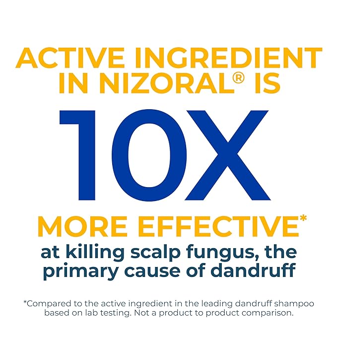 Nizoral 2-IN-1 Anti-Dandruff Shampoo & Conditioner with 1% Ketoconazole, 14 fl oz-VivaGrace Women