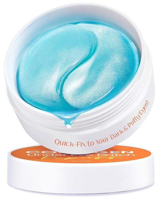 Under Eye Patches for Anti-Aging: 30 Pairs Retinol Collagen Gel Eye Pads - Reduces Wrinkles, Dark Circles, Eye Bags & Puffiness, Fine Lines Smoothing Treatment & Hydrating Eye Mask for Women-VivaGrace Women