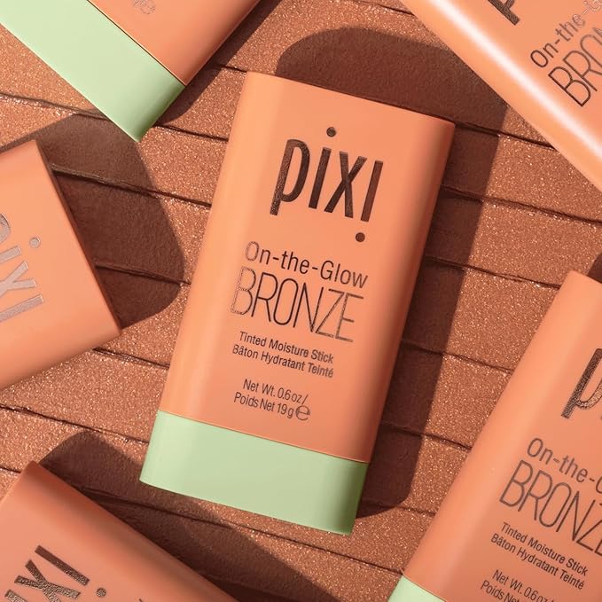 Pixi On-the-Glow Bronze - RichGlow, Hydrating Tinted Moisture Bronzer Stick with Ginseng, Aloe Vera & Fruit Extracts, For Cheeks & Lips, 19g / 0.6oz, Paraben-Free-VivaGrace Women