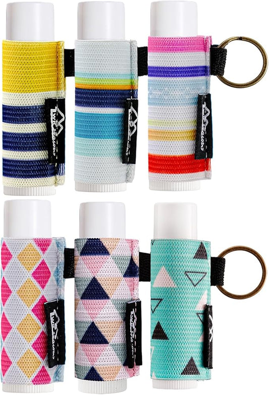 WK IEASON Lip Balm Holder Keychain Bulk Chapstick Holder Key chain-VivaGrace Women