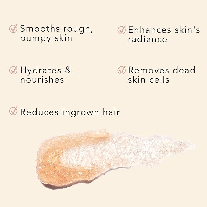 Peppermint Tea Tree Organic Body Scrub - USA Made Sugar Scrub with Natural Ingredients, Moisturizing Body & Foot Exfoliator for Dry and Sensitive Skin, Removes Dead Skin Cells & Reduces Ingrown Hair-VivaGrace Women