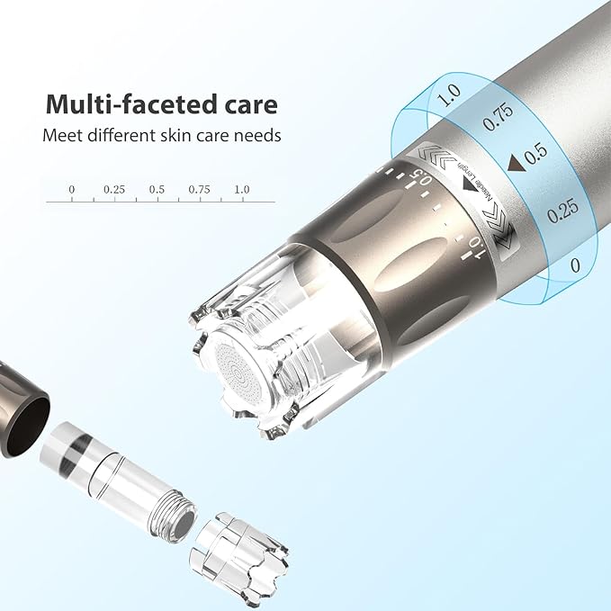 Micronee.dling Pen H3 Micronee.dle Pen - Adjustable Serum Applicator - Micronee.dle for Face Home Use - 2PCS H12 + 2PCS Nano-HR + 2PCS Nano-H-VivaGrace Women