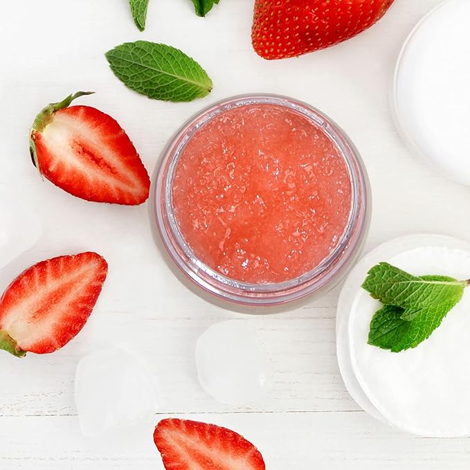 Strawberry Lip Scrub Exfoliating Moisturizing and Repairing and Lips Softening| Cruelty-free| Exfoliator-VivaGrace Women