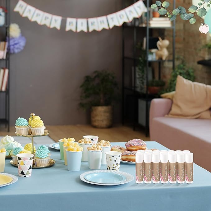 Demissle Jasmine Moisturizing Lip Balm, 40 Pcs Bulk - Thank You for Celebrating with Us, Wedding Favors, Bridal Showers-VivaGrace Women