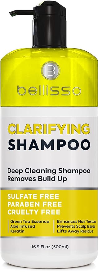 Clarifying Shampoo for Women and Men - Ideal for Oily Hair and Build Up - Gentle, Moisturizing Sulfate Free Formula - Safe for Color Treated, Curly Perms and Dry Scalps - Remove Chlorine for Swimmers-VivaGrace Women