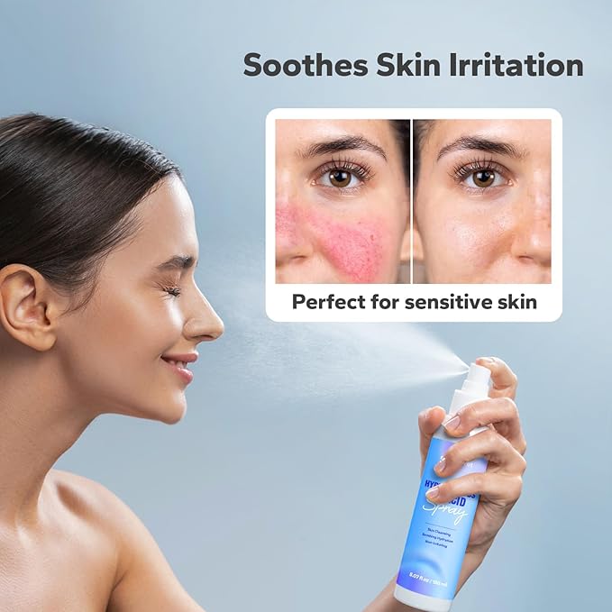 Hypochlorous Acid Spray (5 Fl Oz), Hypochlorous Acid Spray for Face & Body, Eyelid Cleanser, HOCl Facial Mist for Skin Cleansing & Soothing, Sensitive& Redness Reducing Skin Care-VivaGrace Women