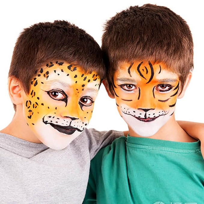 MEICOLY Orange Face Body Paint Stick(1.06 Oz),Cream Blendable Face Paint,Orange Eye Black Baseball/Softball,Sweatproof Waterproof Face Painting for Halloween Pumpkin Special Effects SFX Cosplay Makeup-VivaGrace Women