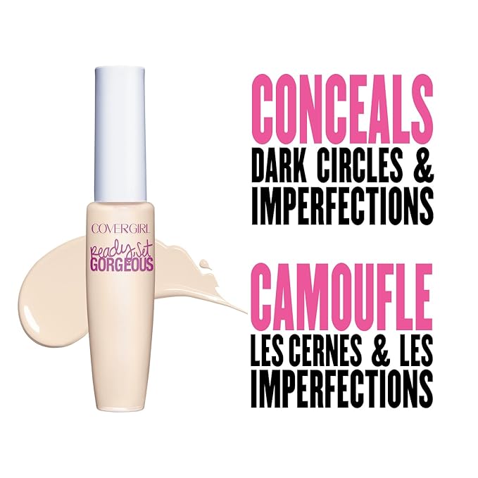COVERGIRL - Clean Matte Concealer, Oil-Free, Lightweight Formula, Blendable, Natural-Looking Coverage, 100% Cruelty-Free-VivaGrace Women