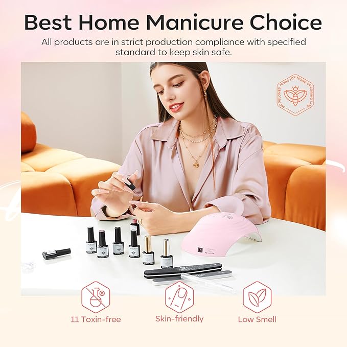 modelones Cat Eye Gel Nail Polish 6 Colors Nude Pink Brown Purple Cat Eye Nail Polish Glitter Semi-transparent Holographic 9D With Magnet Pastel All Seasons Soak Off Led Nail Art DIY Salon Gifts-VivaGrace Women