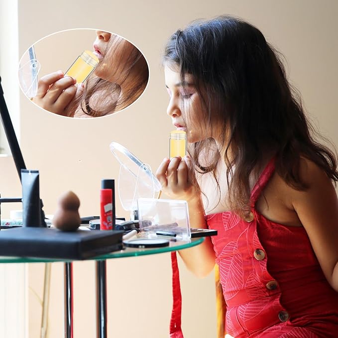 12 Pieces 15g Clear Plastic Deodorant Containers,Empty 1/2 oz Travel Lip Balm Tubes,Refillable Twist-UP Solid Perfume Tubes,Lipstick Tubes for DIY-VivaGrace Women