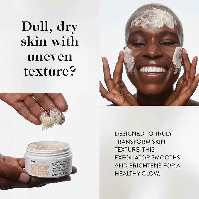 goop Beauty Microderm Exfoliator | Microdermabrasion Scrub to Smooth Textured Skin | Physical & Chemical Exfoliant | Micro-Exfoliating Minerals & Glycolic Acid | 1.7 fl oz