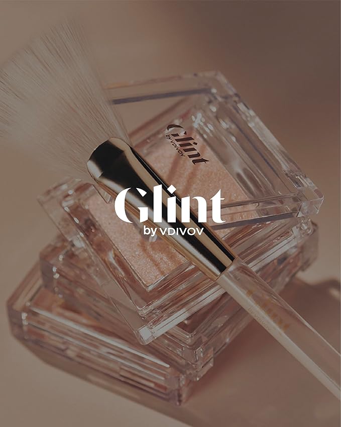 Glint Dewy Highlighter (Diamond Veil, 0.08oz) - Luminous Glow, Infused with Micropearls, Shiny Illuminator. Rich Pigment & Silky Touch, Korean Makeup.-VivaGrace Women