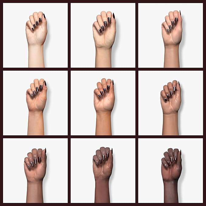 Imtiti Dark Red Gel Nail Polish, 1 Pcs 15ml Chocolate Brown Autumn Winter Gel Polish UV LED Soak Off Nail Art Manicure at Home Gift for Women Girl